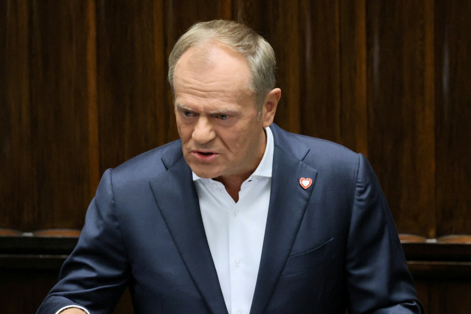 Premier Donald Tusk w Sejmie.