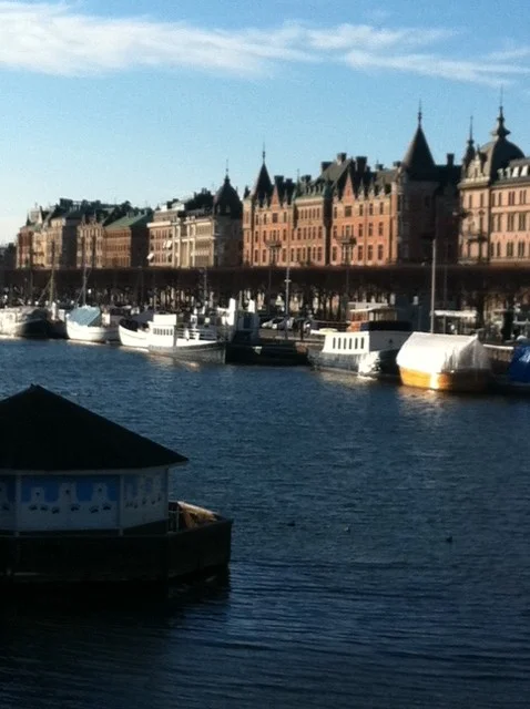widok z mostu Djurgårdsbron