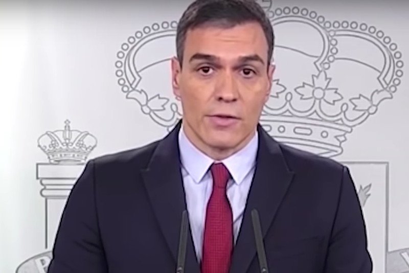 Koronawirus w Hiszpanii. Liczba ofiar drastycznie wzrosła w ciągu doby. Na zdjęciu premier Hiszpanii Pedro Sánchez.