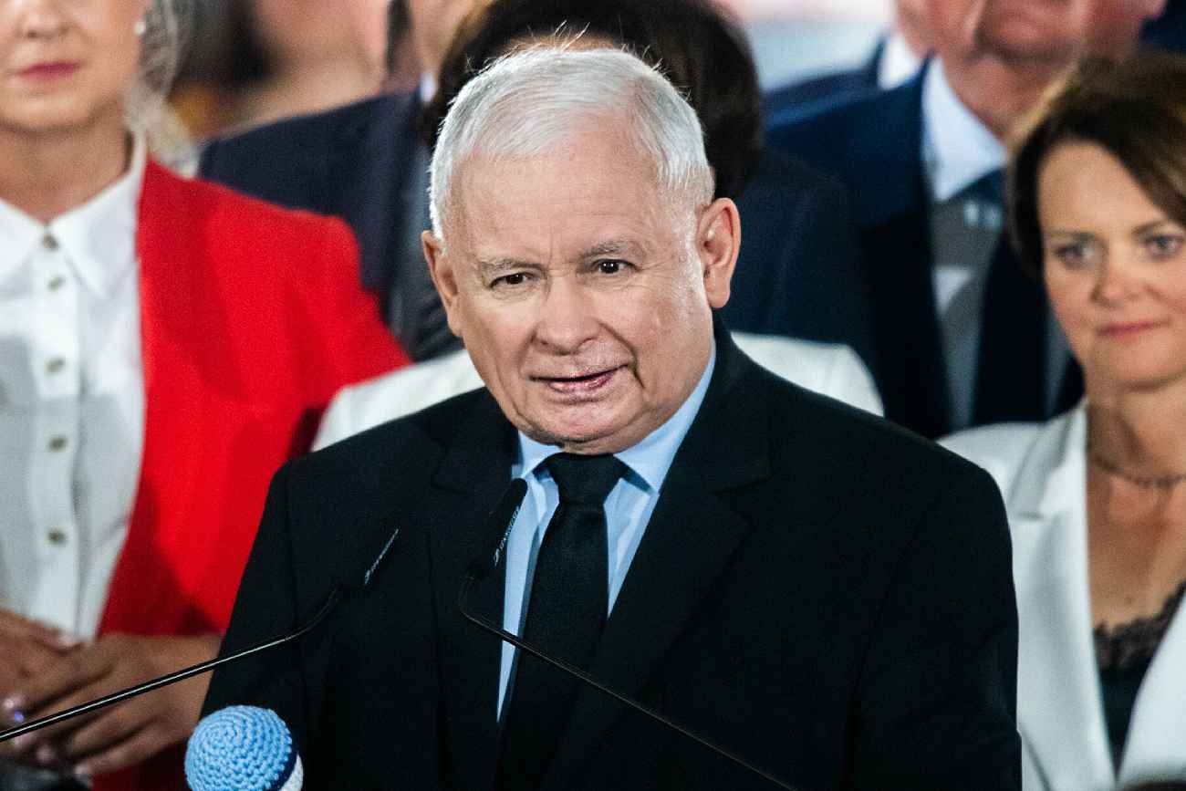 Jarosław Kaczyński w Poznaniu.