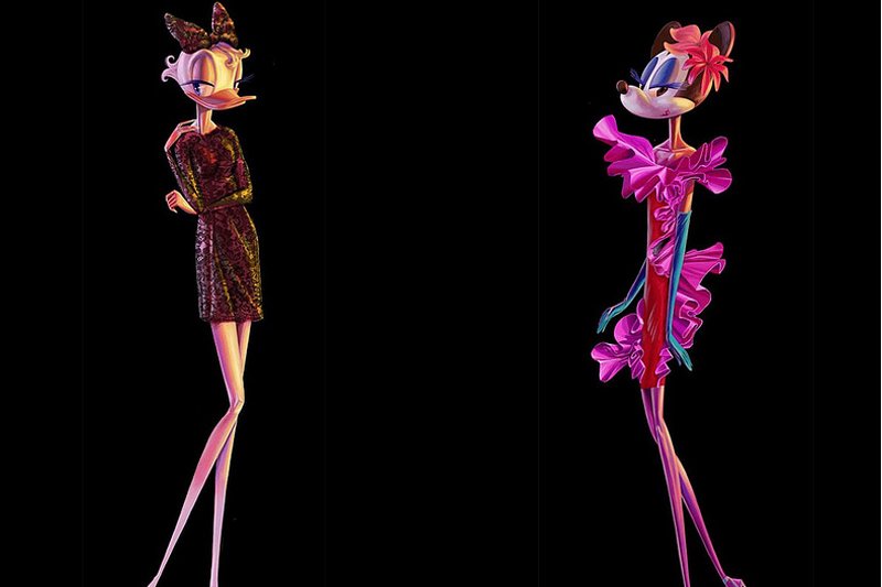 Minnie i Daisy w wesji fashion