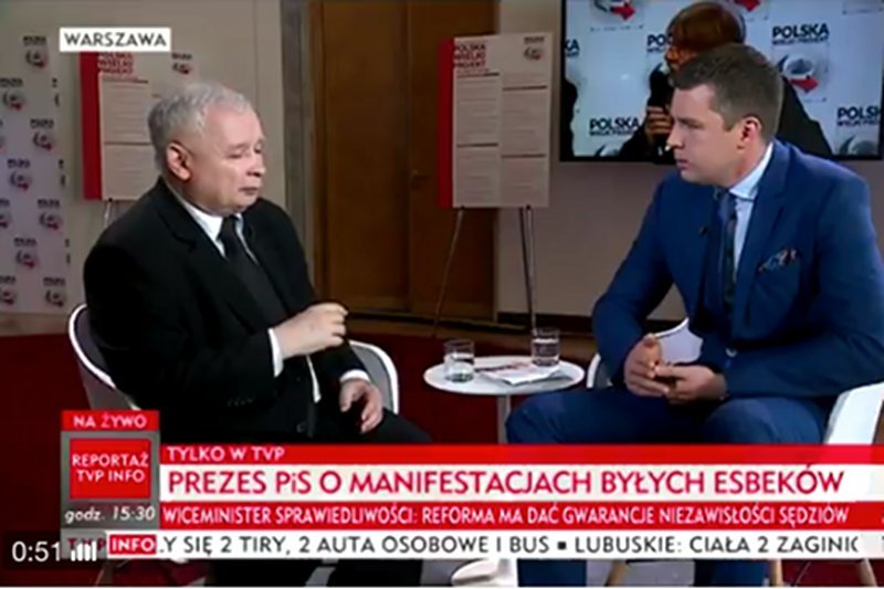 Jarosław Kaczyński skrytykował prawników. Twierdzi, że PiS ma ogromne poparcie do przeprowadzenia reformy sądownictwa.