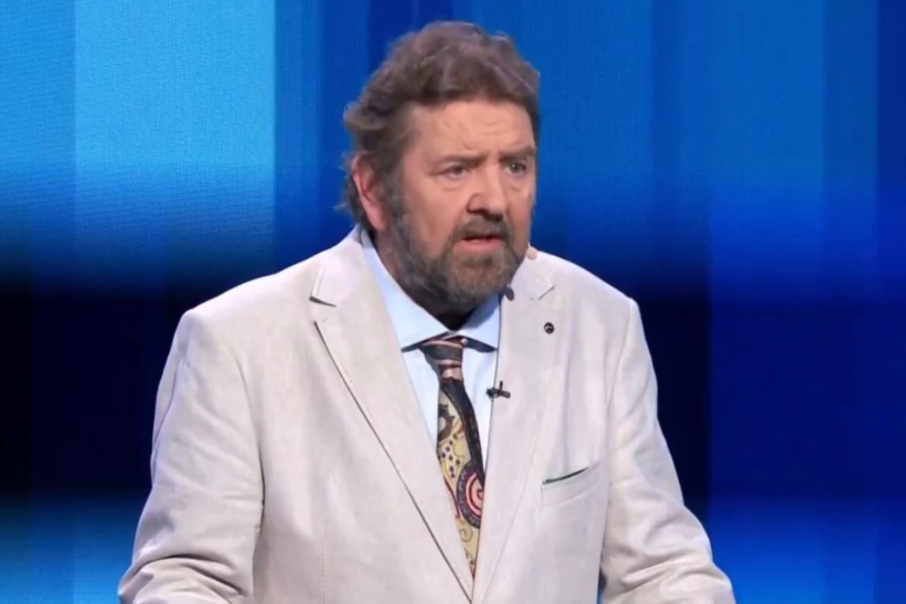 Żółtek skradł show w debacie TVP. Nagle zwrócił się do żony