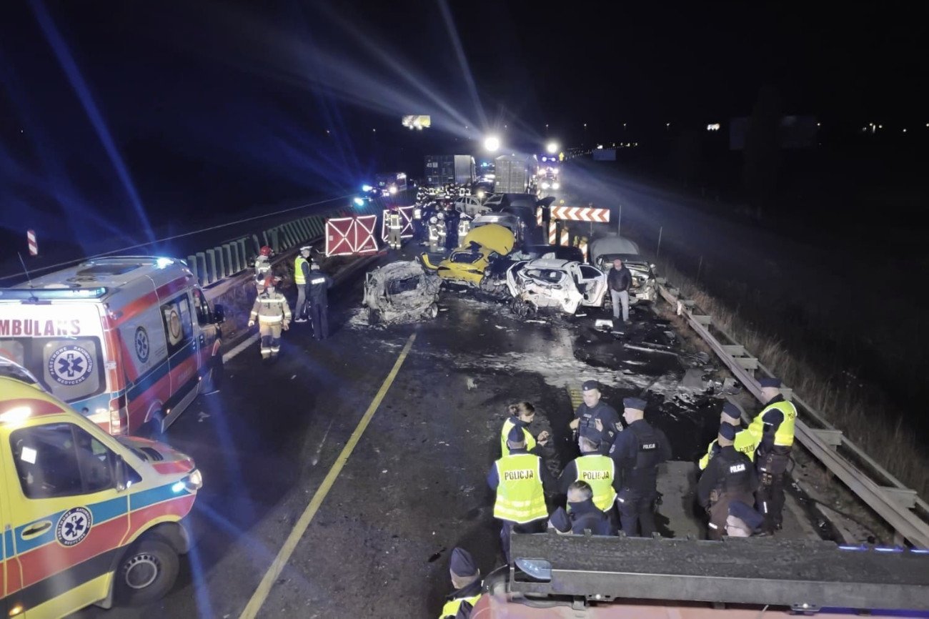 Nowe informacje po tragicznym karambolu w Gdańsku. Zderzyły się 22 auta.