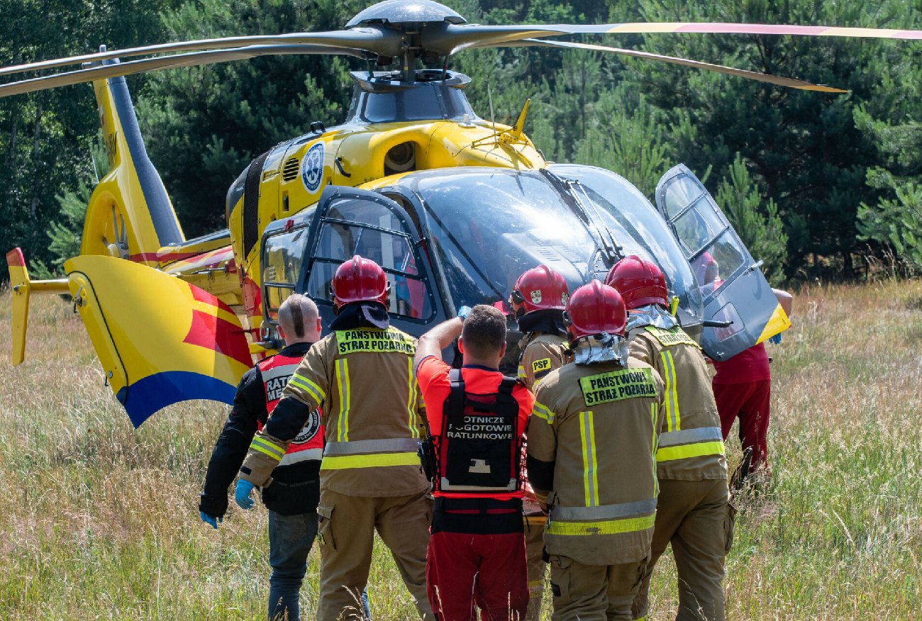 Tarnowskie Góry. Wiatr porwał dmuchaniec, na którym bawiło się dziecko.