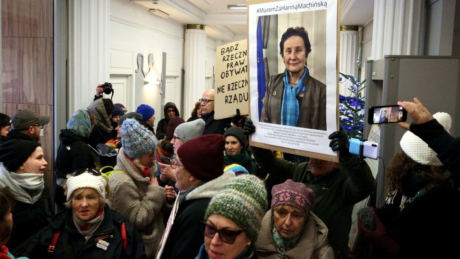 Protest w obronie Hanny Machińskiej