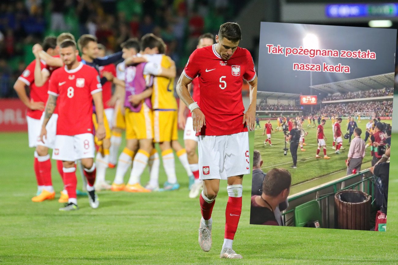 Blamaż Polaków w meczu z Mołdawią. Tak kibice "pożegnali" piłkarzy z trybun Blamaż Polaków w meczu z Mołdawią. Tak kibice "pożegnali" piłkarzy z trybun