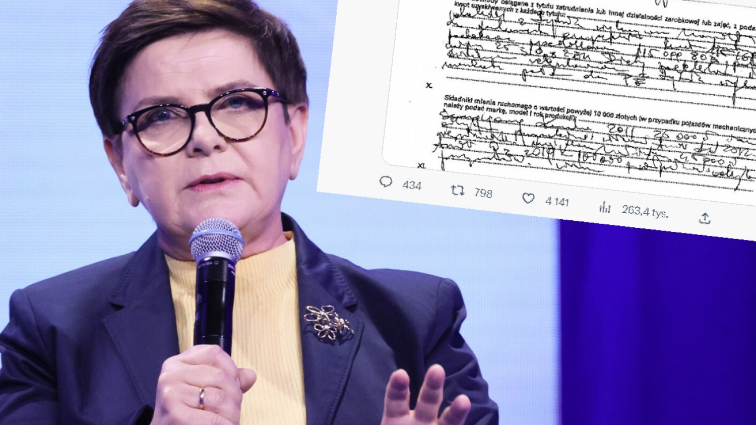 Co chce ukryć Beata Szydło? Jej oświadczenie właśnie staje się hitem sieci.