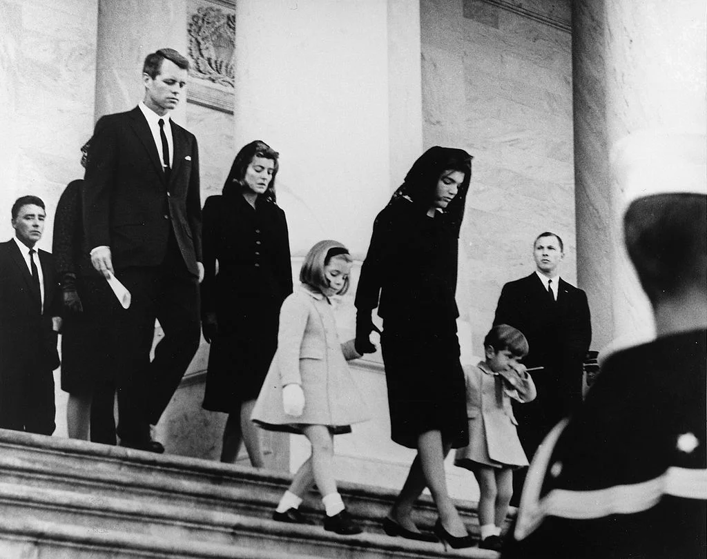 Jackie Kennedy w dniu pogrzebu męża.