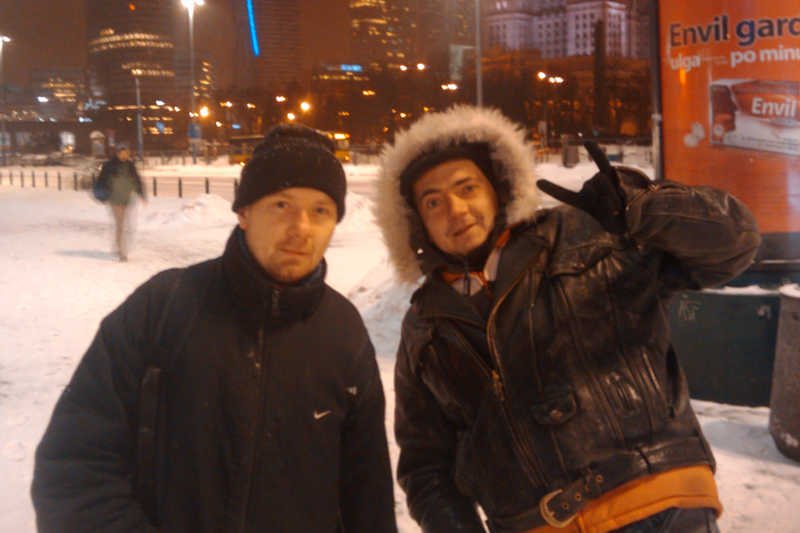 Rafał (B) i Rafał (A) mieszkają na ulicy od kilku lat.