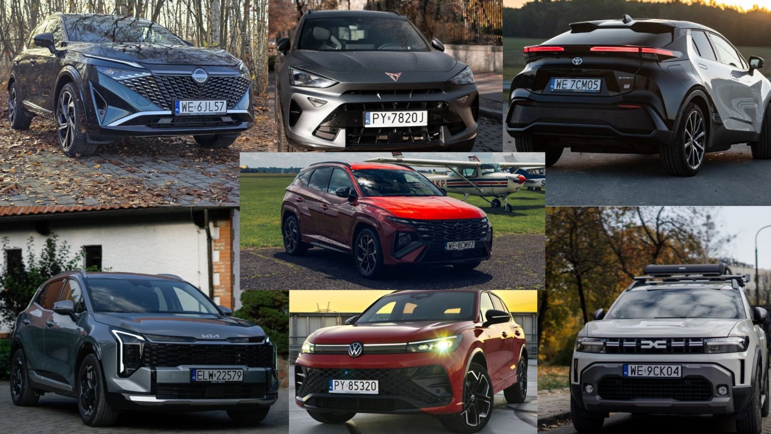 7 kompaktowych SUV-ów, które lubią Polacy. Przetestowaliśmy każdy z nich