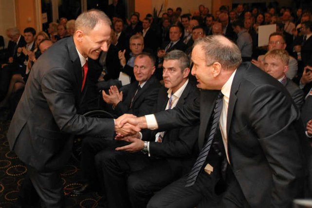 Grzegorz Schetyna postuluje usunięcie Protasiewicza z funkcji szefa sztabu wyborczego. (Na zdjęciu wybory szefa dolnośląskiej PO)