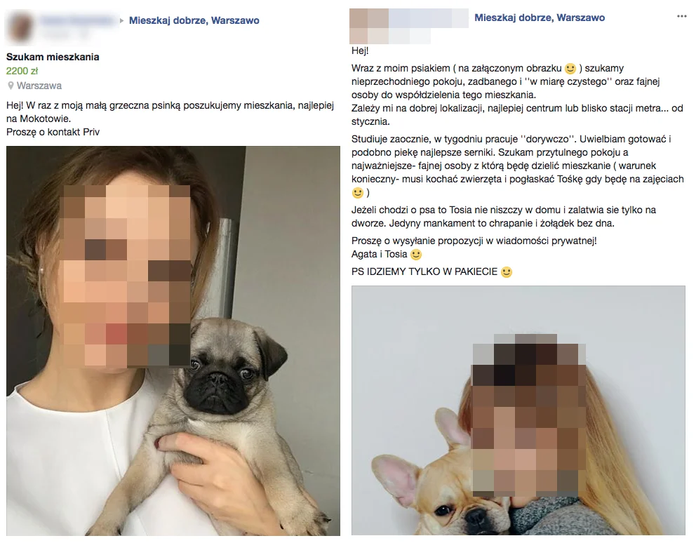 Dziewczyny nie wrzucają nieprawdziwych zdjęć, bo przecież byłyby spalone na samym wstępie