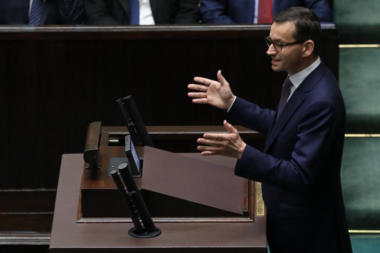 Morawiecki przekonywał, że to opozycja, a nie PiS, jest niewiarygodna.