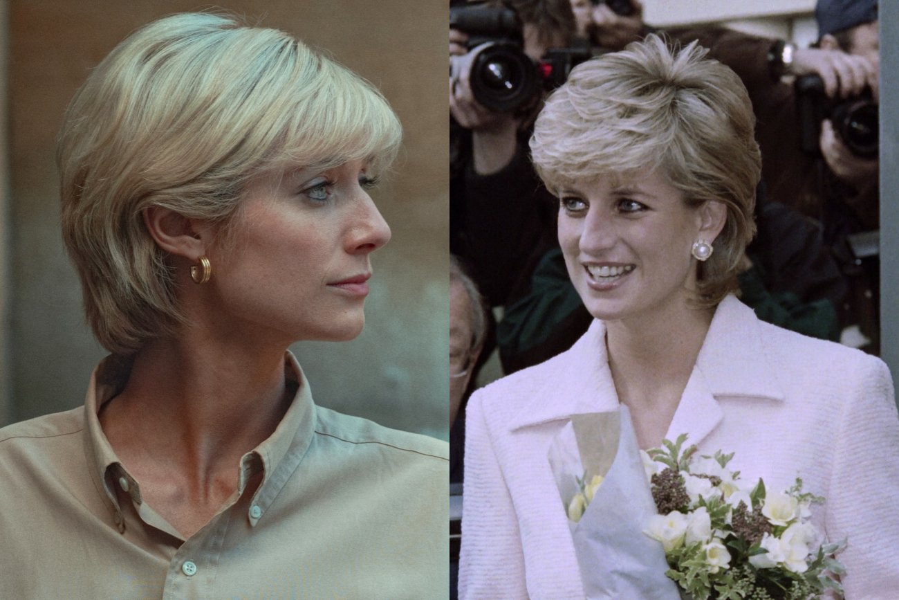 Elizabeth Debicki jako księżna Diana w serialu "The Crown".