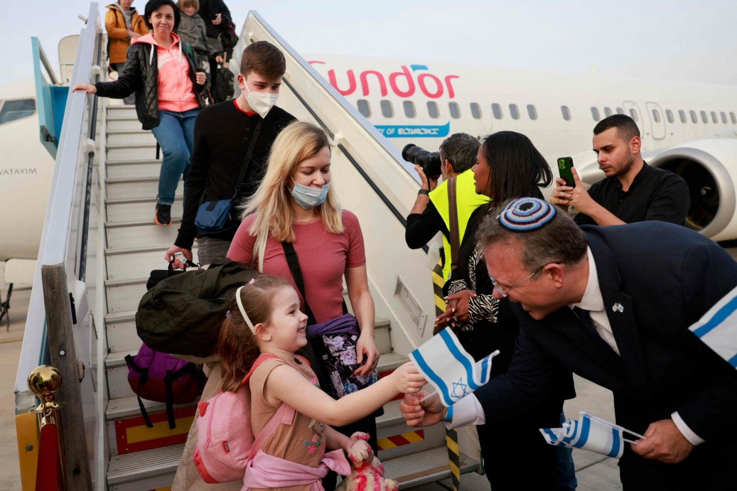 Izrael przyjmie grupę uchodźców z Ukrainy.