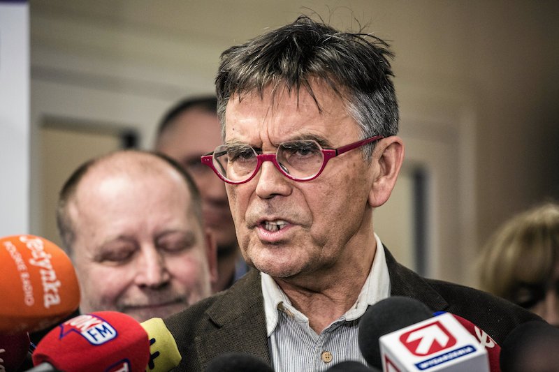 Wiceprezes Związku Nauczycielstwa Polskiego Krzysztof Baszczyński mówi o "ogromnej determinacji środowiska nauczycieli".