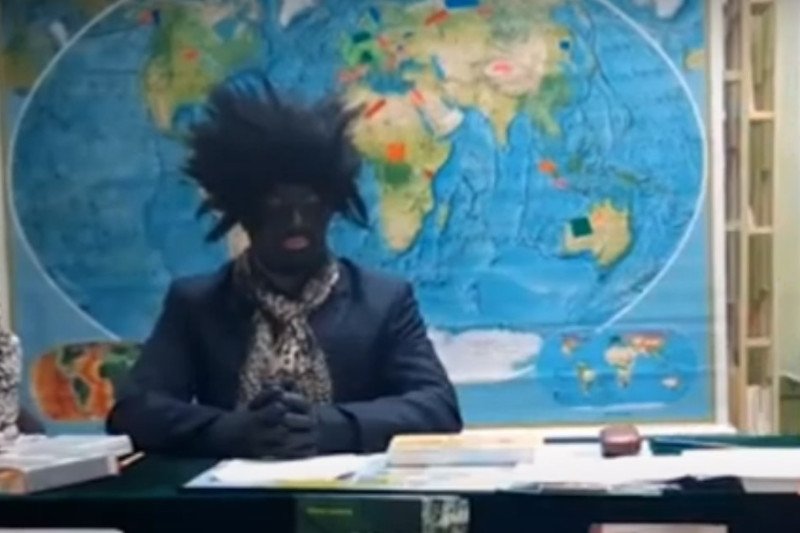 W bibliotece w Mławie miał miejsce dość specyficzny performance.