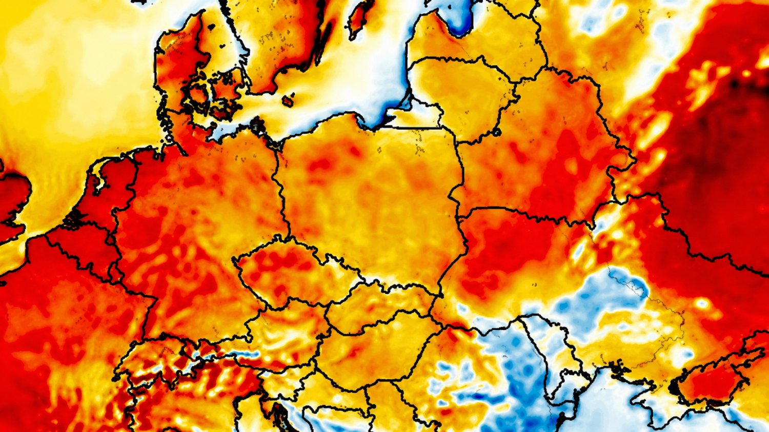 Prognoza pogody na lato 2026 IMGW Mapa z anomaliami temperatury. Długoterminowa prognoza pogody na lato 2026 przewiduje wysokie temperatury.