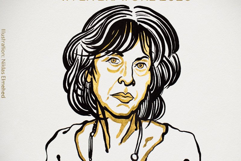 Louise Glück z literacką Nagrodą Nobla.