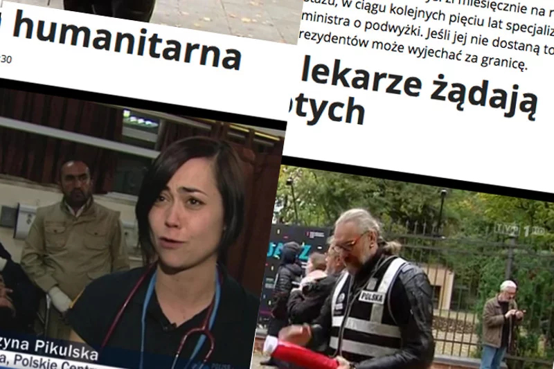 Klikasz w jedno, wyskakuje drugie. TVP wstydzi się swoich własnych materiałów o lekarzach?