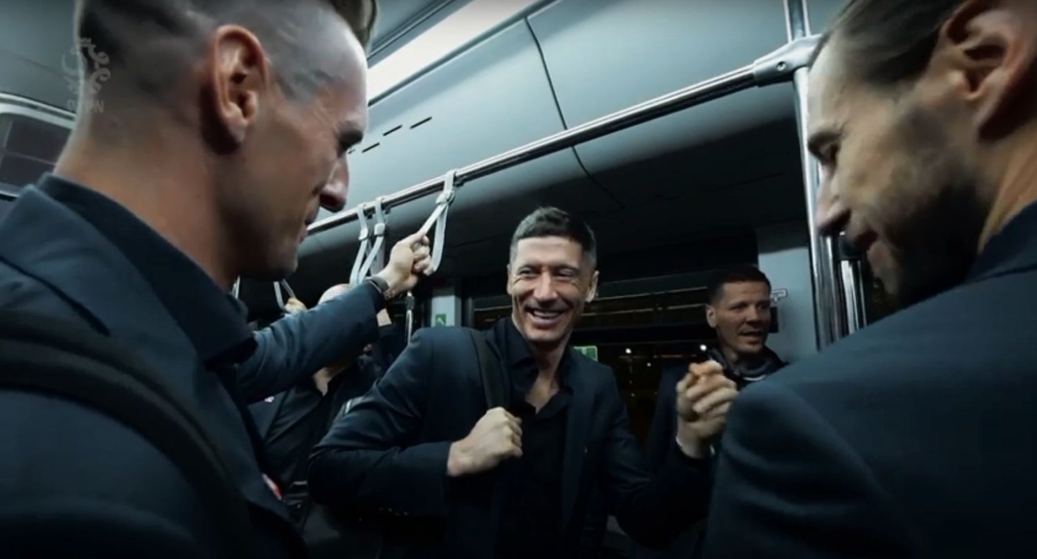 Reprezentanci kadry Michniewicza oglądali na telefonie Roberta Lewandowskiego fragment "M jak miłość".