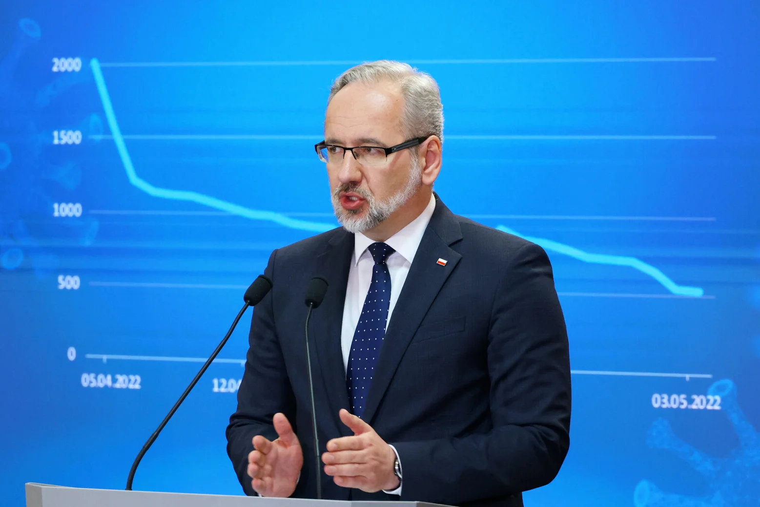 Minister zdrowia Adam Niedzielski o nowej fali COVID-19