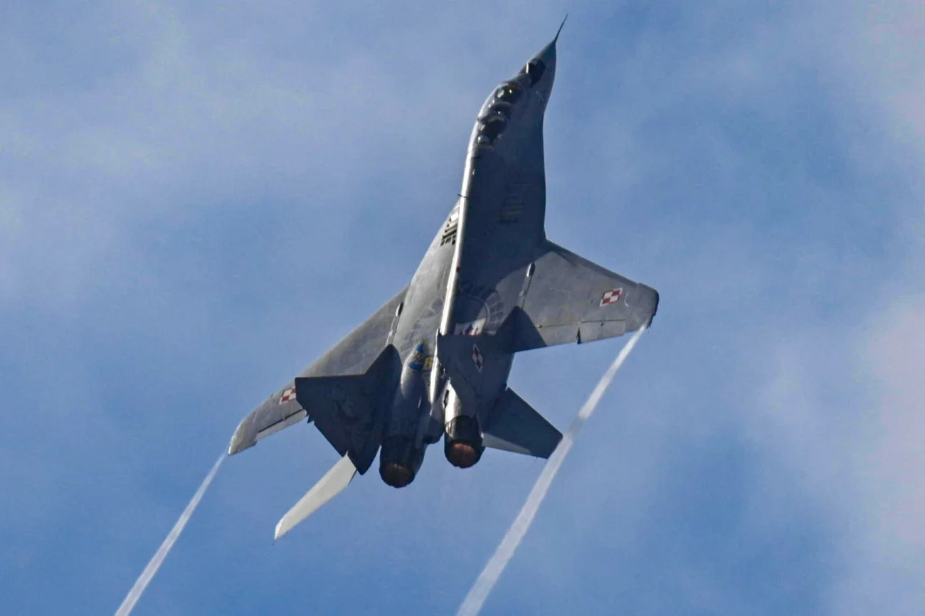 Polskie wojsko zaliczyło poważną wtopę. Myśliwiec przekroczył barierę dźwięku pod Malborkiem MiG-29
