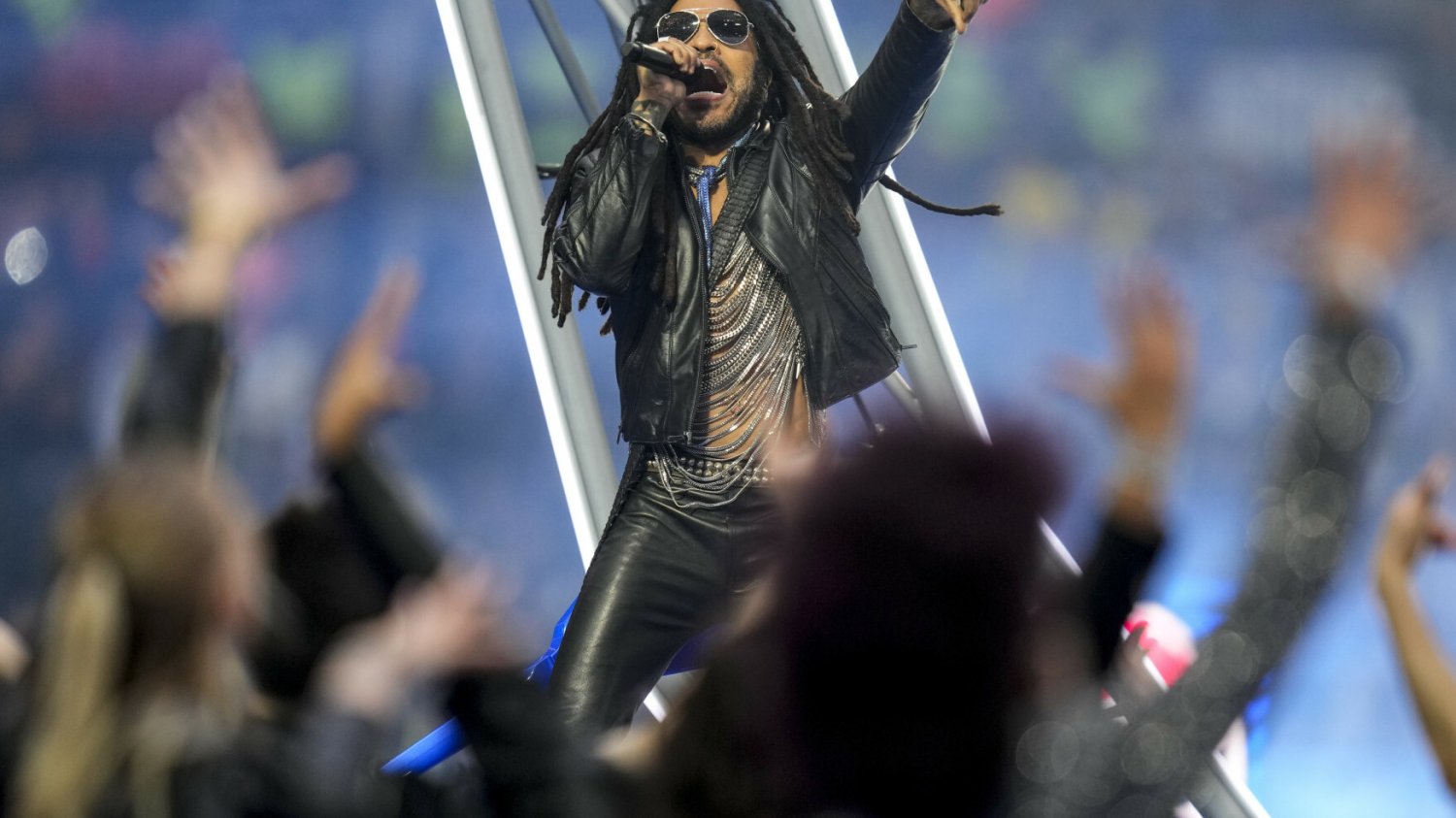 Lenny Kravitz, finał Ligi Mistrzów, Borussia Dortmund - Real Madryt Lenny Kravitz, finał Ligi Mistrzów, Borussia Dortmund - Real Madryt