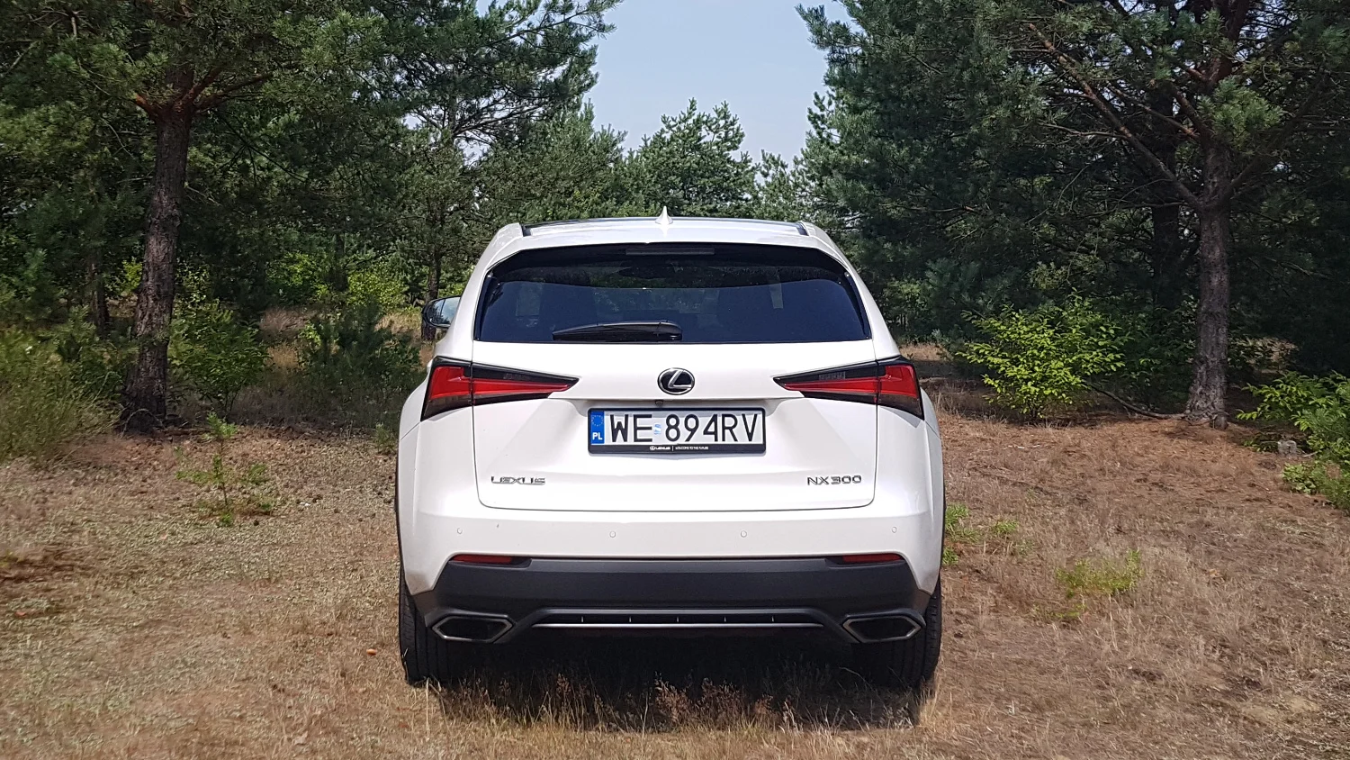 Auto jak to SUV, nie boi się lekkiego terenu.