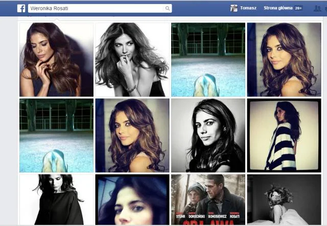 Zdjęcia, które można znaleźć na profilu aktorki na Facebooku.