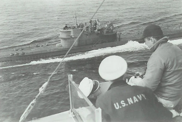 Przejęcie U-Boota U-234 przez United States Navy. 14 maja 1945 r.