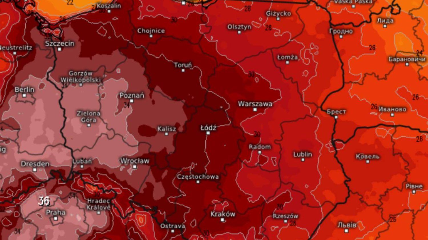 Pogoda – afrykańskie upały w Polsce. Pomarańczowe alerty w całym kraju