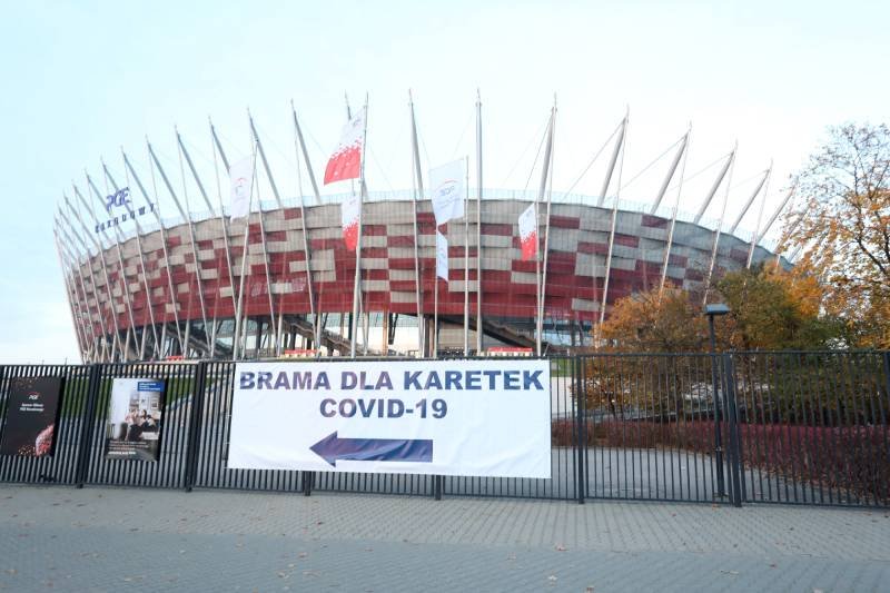 Stadion Narodowy przemianowany na Szpital Narodowy