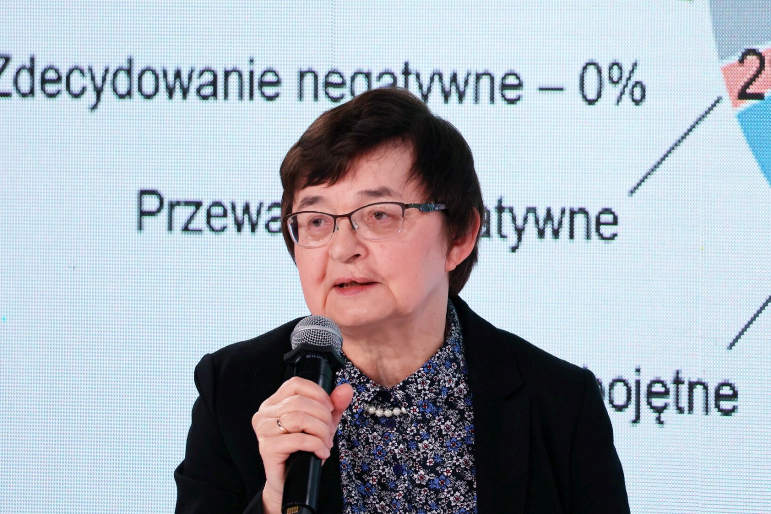 Szefowa CBOS Mirosława Grabowska.