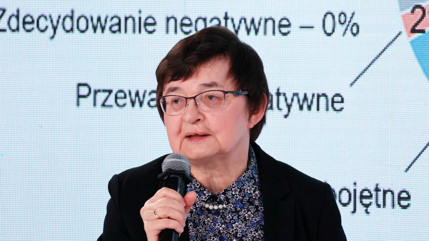 Szefowa CBOS Mirosława Grabowska.