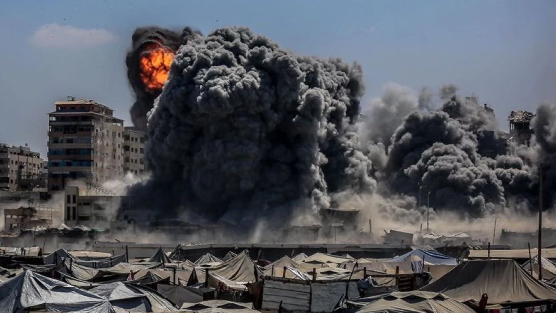 Wybuchy w Strefie Gazy