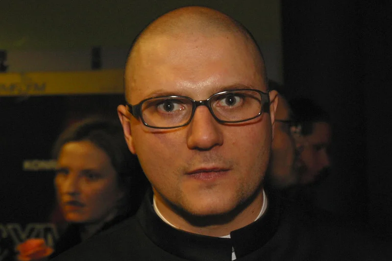 2004 r. Konrad Niewolski, reżyser filmu "Symetria"