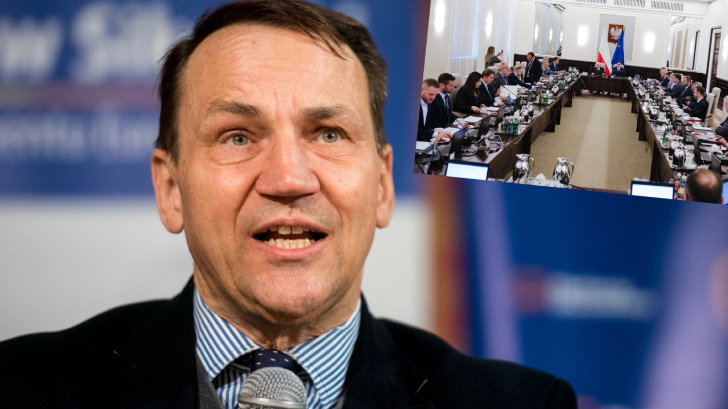 Sikorski ostro o zdjęciu Kaczyńskiego. "Nie jest z nim tak dobrze".