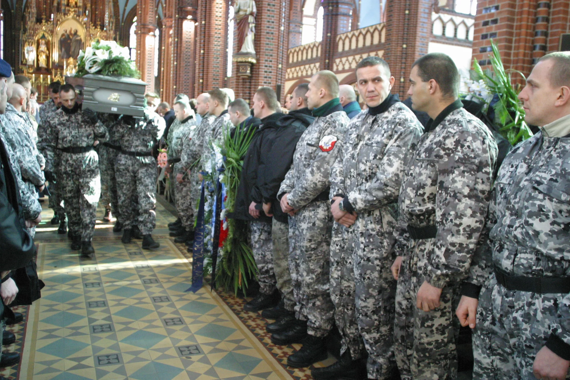 Gliwicki pogrzeb policjanta z Magdalenki
