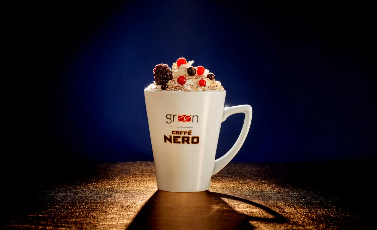 Jeżynowe Latte