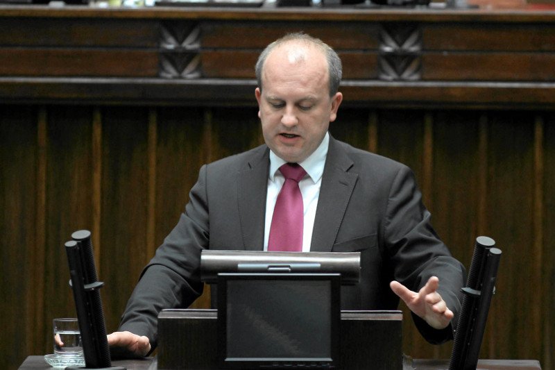 Zdjęcie ze "starych, dobrych czasów", gdy poseł cieszył się jeszcze immunitetem.