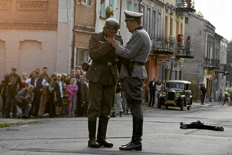 Inscenizacja wydarzeń z pierwszych dni II Wojny Światowej