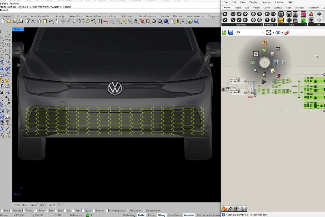 Projektowanie VW Golfa GTI