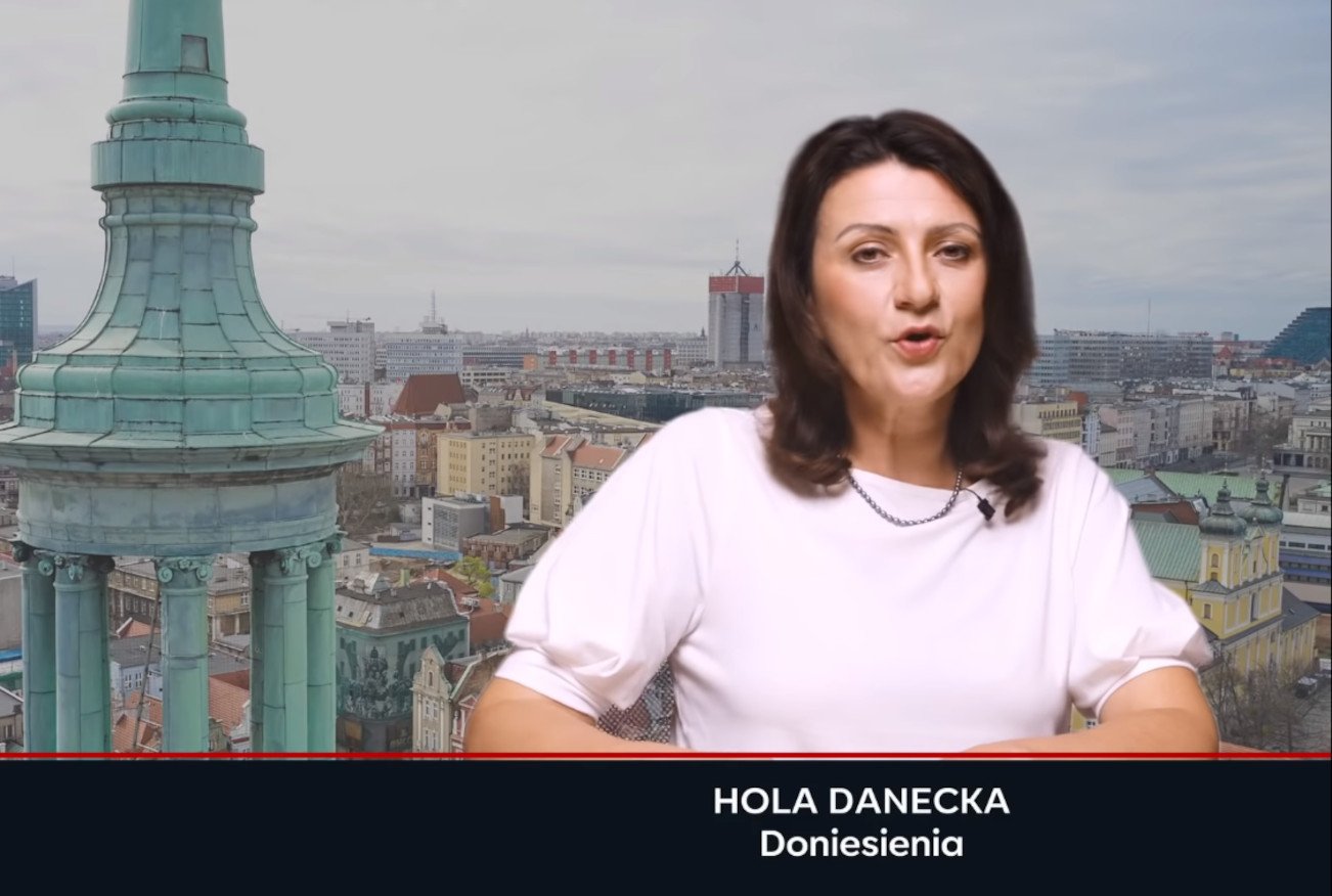 Kadr z nagrania promującego "Wiadomości".