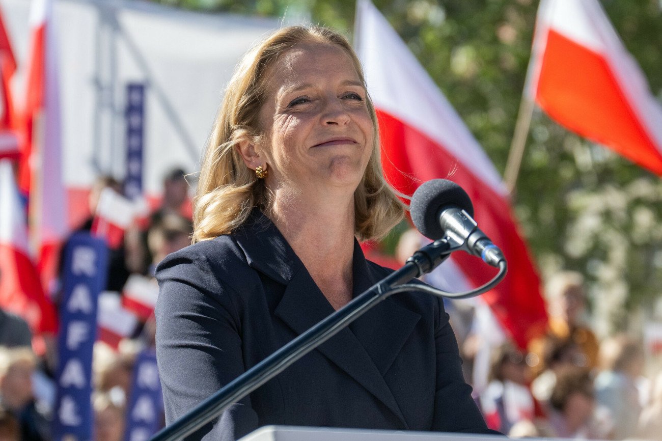 Małgorzata Trzaskowska Poznaniu. To ona rozpoczęła wiec kandydata KO