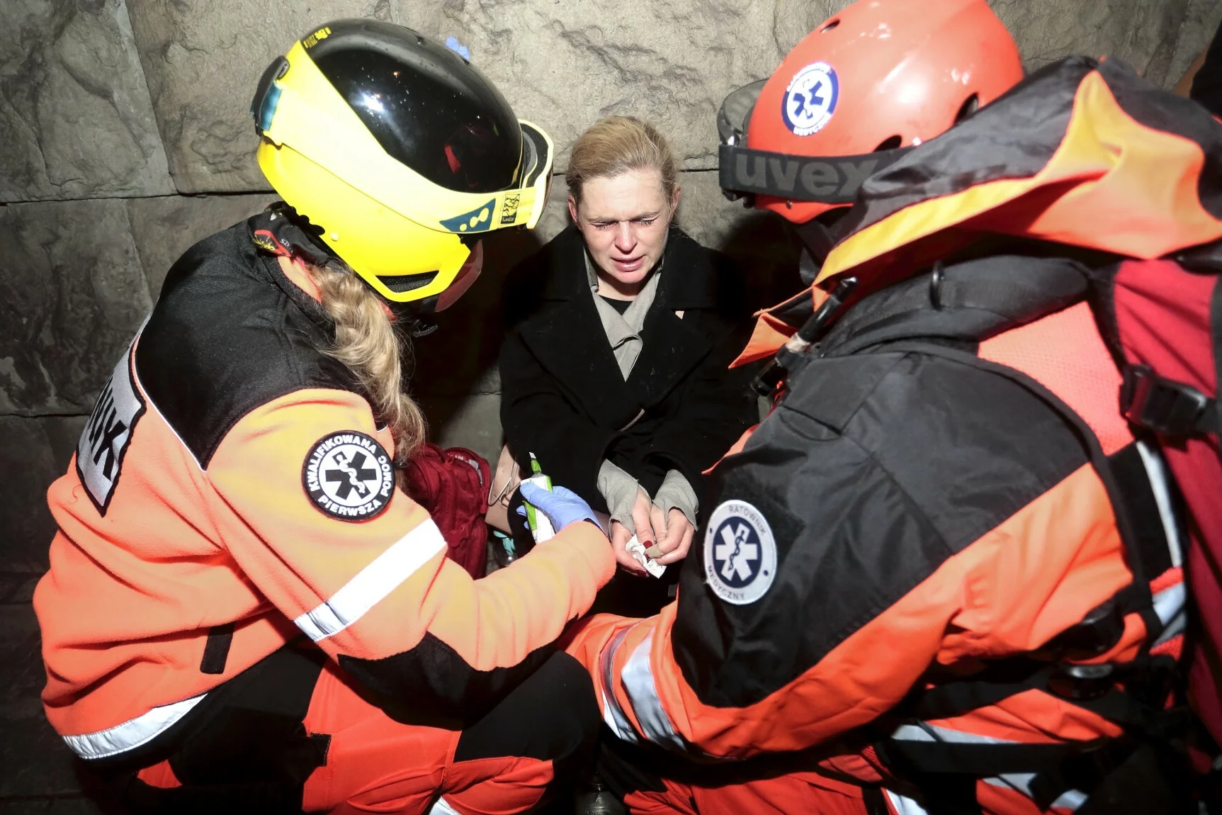 Atak gazem wobec Nowackiej. Jest zarzut dla policjanta