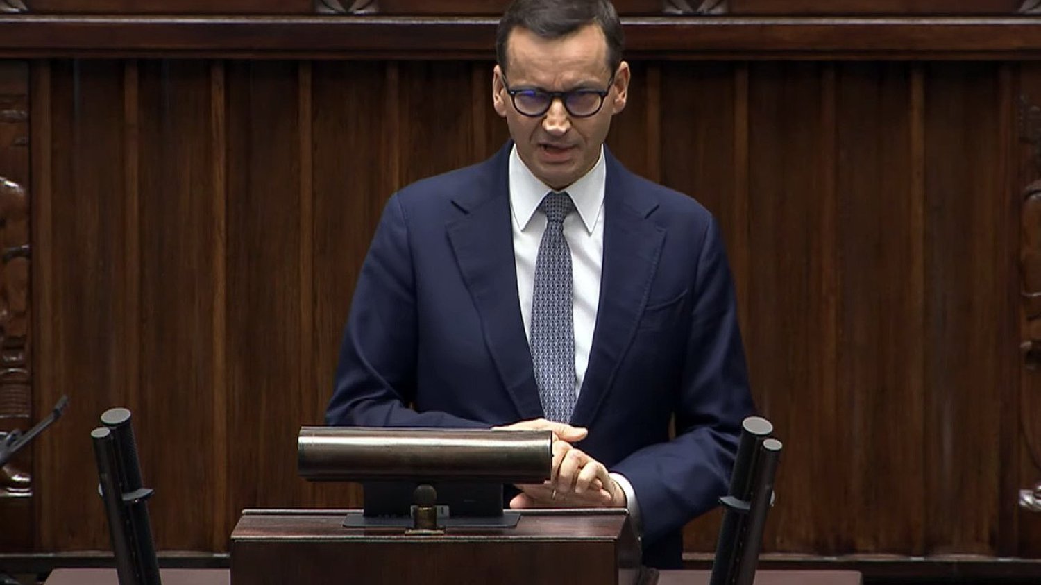 Morawiecki zaczął przemawiać w Sejmie. Wskazał, kto być może ma większość.