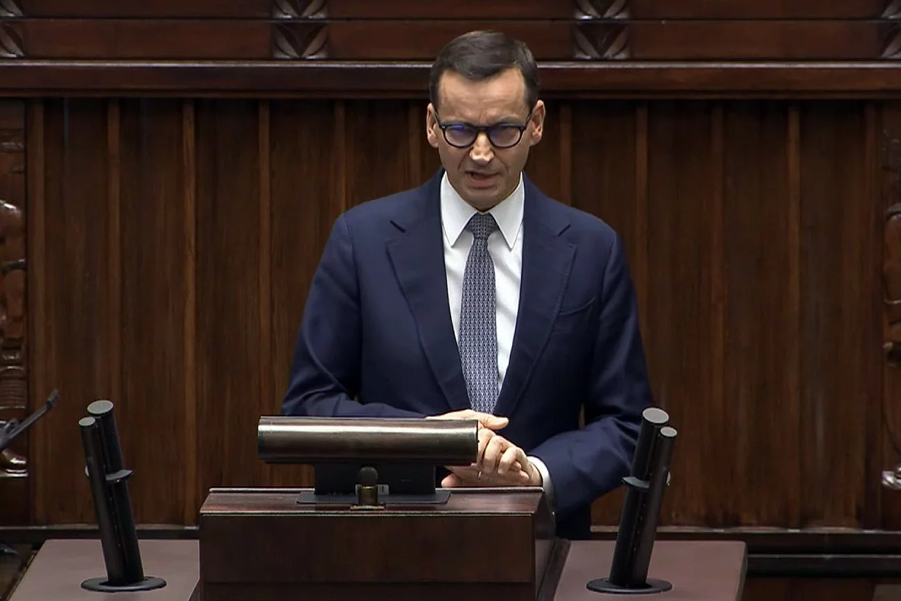 Morawiecki zaczął przemawiać w Sejmie. Wskazał, kto być może ma większość.