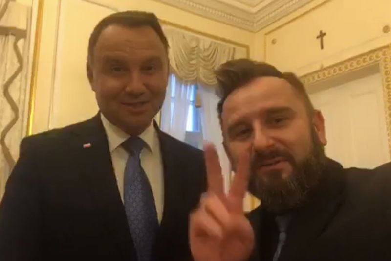 Piotr Liroy-Marzec spotkał się z Andrzejem Dudą.